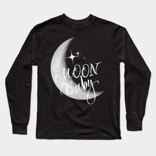 MOON BABY LUNAR TSHIRT DESIGN Long Sleeve T-Shirt